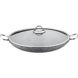 Stone-H 38 cm Çizilmez Yanmaz Yapışmaz Indüksiyonlu Şef Tenceresi