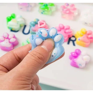 3 Adet Mini Kedi Patisi-Yapışabilen Sukuşi - Squishy Pati- Muhteşem Hisli Pati -3 cm Stress Oyuncak