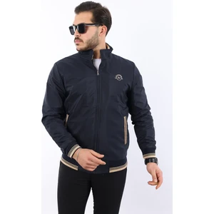 Mevsimlik Erkek Mont & Ceket Nakış Armalı Lacivert