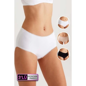 Pıerre Cardın 2239 Yüksek Bel Bato Külot 3 Lü Paket