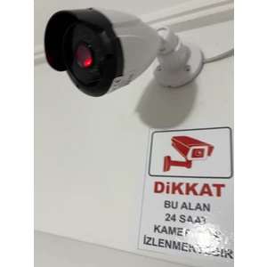 Polis Işıklı Sahte Dummy Kamera pil ve koruma yazısı hediyeli gerçek kamera kasasında 