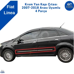 Ebal Oto Fiat Linea Krom Yan Kapı Çıtası 4 Kapı 2007 Üzeri P. Çelik