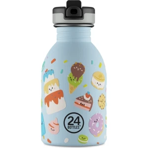 Kids Bottle Sweet Friends Pipetli Paslanmaz Çelik Çocuk Su Matarası 250 ml
