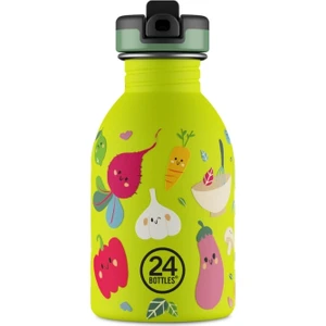 Kids Bottle Veggie Friends Paslanmaz Çelik Çocuk Su Matarası 250 ml