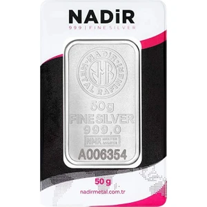 50 gr Külçe Gümüş