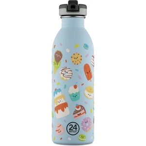 Kids Bottle Sweet Friends Pipetli Paslanmaz Çelik Çocuk Su Matarası 500 ml