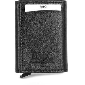 Orijinal Otomatik Mekanizmalı Kutulu Rfid Korumalı Hırsızlık Engelleyici Para & Kartlıklı Cüzdan