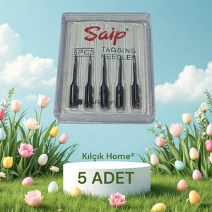 Saip Fine ince Kılçık Tabancası iğnesi Ucu Çelik Demir Dipli