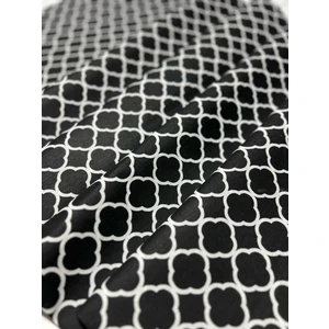 1 Metre Siyah Zincir |pano Bezi,çarşaflık,nevresimlik,yastıklık Kumaş | EN:240 cm | Ranforce Kumaş