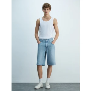 Erkek Martıe Rahat Kesim Jean Bermuda