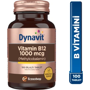 Vitamin B12 1000 Mcg 100 Dil Altı Tablet