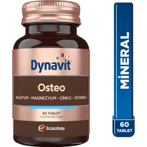 Osteo 60 Tablet - Kalsiyum, Magnezyum, Vitamin D3, Çinko, Bor, Bakır, Selenyum