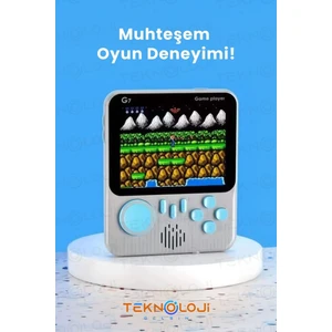 Mini Atari Taşınabilir Oyun Konsolu 3.5 Inç Ekran Çift Konsol 666 Adet Retro Oyun Gameboy El Atarisi