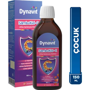 Sambukid-C Şurup 150 mL - Kara Mürver Ekstresi, C Vitamini, Çinko, Afrika Sardunyası Ekstresi