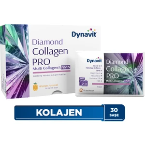 Diamond Collagen PRO Multi Collagen 30 Saşe - Hidrolize Peptit Tip 1-2-3 Kolajen, Resveratrol