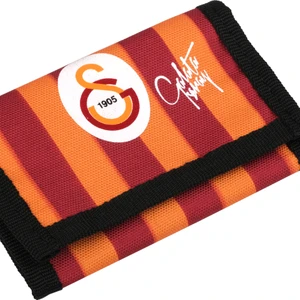 Me Çanta Galatasaray Lisanslı Çubuklu Kumaş Cüzdan / 24522