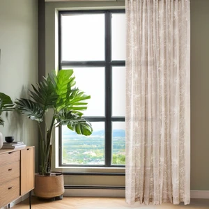 Soft Awya Tül Perde - Gri - 300X270 cm