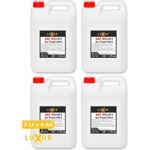 Luxor Kimya Saf Ipa-20 Litre (5 Litre x 4 Adet )-Saf %99.90-Temizlik Solventi