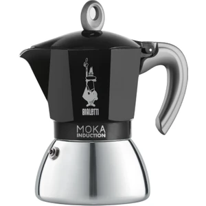 Indüksiyon Mokapot Siyah 4 Cup (Induction 4 Cup Black Moka Pot)