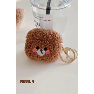 Airpod Kılıfı Nesil 4 Peluş Oyuncak Desen Yumuşak Koruyucu