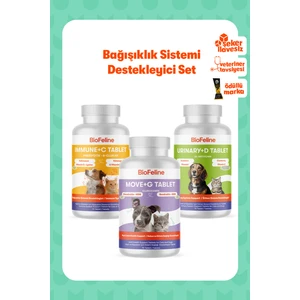 Biofeline Üçlü Tablet Seti (Move+G/Urinary+D/Immune+C)