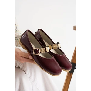 Modafrato STL-110 Turalı Babet Günlük Kadın Ayakkabı Ev Babeti