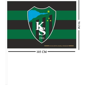 Lisanslı 70X105 Sopalı Bayrak Çubuklu