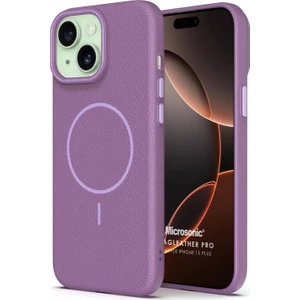 Apple iPhone 15 Plus Kılıf Magleather Pro Lila