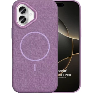 Apple iPhone 16 Kılıf Magleather Pro Lila