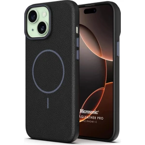 Apple iPhone 15 Kılıf Magleather Pro Siyah