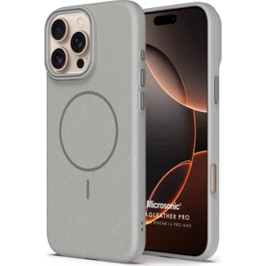 Apple iPhone 16 Pro Max Kılıf Magleather Pro Gri