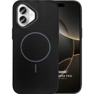 Apple iPhone 16 Kılıf Magleather Pro Siyah