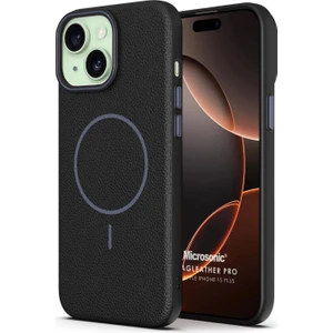 Apple iPhone 15 Plus Kılıf Magleather Pro Siyah