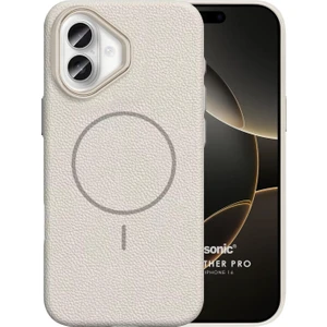 Apple iPhone 16 Kılıf Magleather Pro Bej