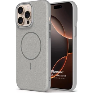 Apple iPhone 14 Pro Kılıf Magleather Pro Gri