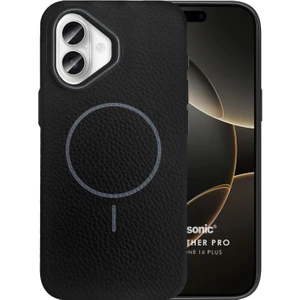 Apple iPhone 16 Plus Kılıf Magleather Pro Siyah