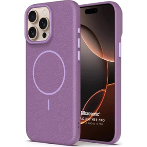 Apple iPhone 15 Pro Kılıf Magleather Pro Lila