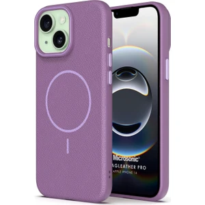 Apple iPhone 14 Kılıf Magleather Pro Lila