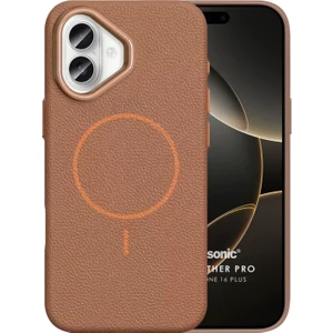 Apple iPhone 16 Plus Kılıf Magleather Pro Kahverengi