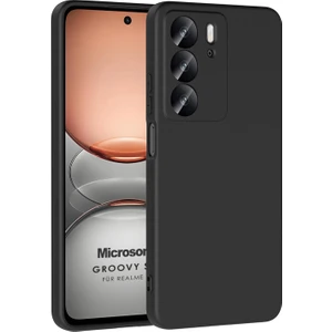 Realme C75 Kılıf Groovy Soft Siyah