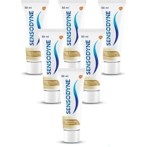 Tam Koruma ve Beyazlatıcı Nane Aromalı Diş Macunu 6×50 ml – İngiltere Üretimi, Hassas Dişler İçin
