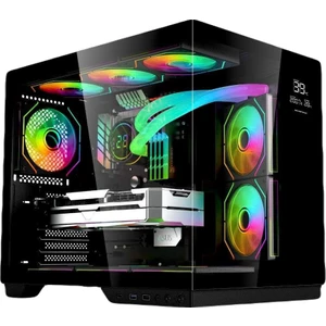 Prime Grand 7 Adet A-Rgb Fanlı Dereceli Akvaryum Oyuncu Kasası