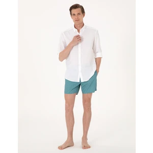 Pierre Cardin Erkek Yeşil Deniz Şortu 50307956-VR054