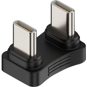 Type C To Type C Erkek Erkek 180 Derece Dirsek Çevirici Dönüştürücü Adaptör