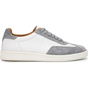 Tamer Tanca Erkek Hakiki Deri Bej Sneakers & Spor Ayakkabı 233 5100 Erk Ayk Y25 Bej Dr/grı Suet