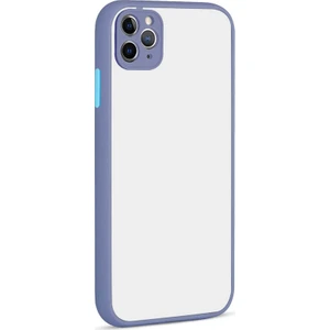 iPhone 11 Pro Max Uyumlu Mbtm Hux Kapak-Mor