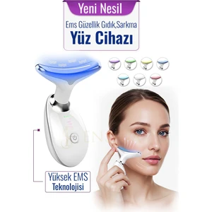 7 Modlu Yüz Için Kırmızı Işık Terapisi  Giderici Ems Güzellik Gıdık, sarkma, yüz Cihazı