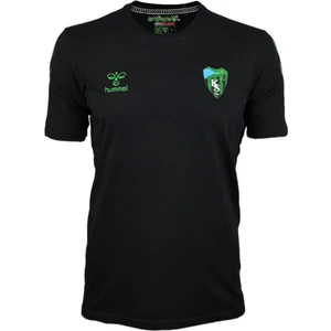 Lisanslı Hml Bisiklet Yaka T-Shirt Siyah