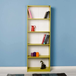 Adore Modern 5 Raflı Kitaplık - Yeşil