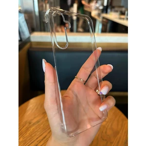 Samsung Galaxy A56 Sararmaz Şeffaf Kılıf Sert Pc Ultra Ince Kamera Koruma Çıkıntılı